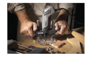 Soporte y Guía para Fresar y Perforar Dremel 335 