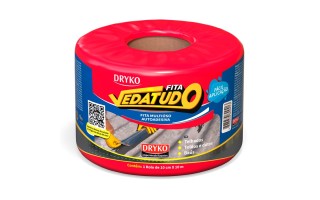 Cinta Asfáltica Autoadhesiva Dryko Vedatudo FVD 10cm 10m Cinta Asfáltica Autoadhesiva Dryko Vedatudo FVD 10cm 10m
