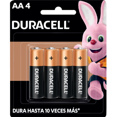 Pilas Duracell MN1500 Alcalinas AA LR6 x4u