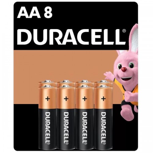 Pilas Duracell MN1500 Alcalinas AA LR6 x8u