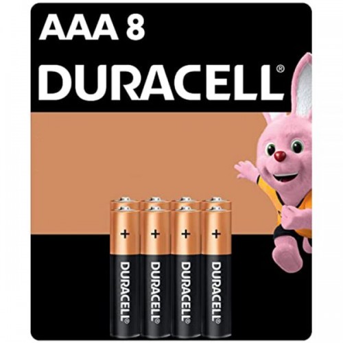 Pilas Duracell MN2400 Alcalinas AAA LR03 x8u