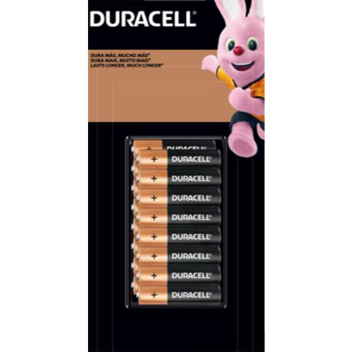 Pilas Duracell MN2400 Alcalinas AAA LR03 x16u