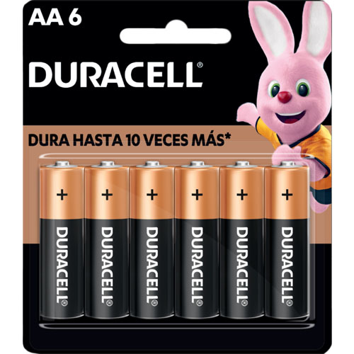 Pilas Duracell MN1500 Alcalinas AA LR6 x6u