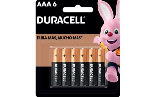 Pilas Duracell MN2400 Alcalinas AAA LR03 x6u Pilas Duracell MN2400 Alcalinas AAA LR03 x6u