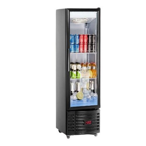 Exhibidora Vertical Ecosilkon VCSSD230V 230L 0 a 7°C