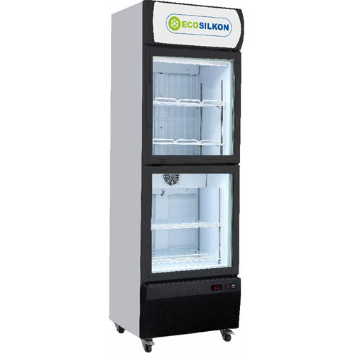 Exhibidora Vertical Ecosilkon VLD65A 2 Puertas