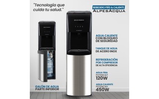 Bebedero Electrobras Alpes Aqua F/C de Pie Negro Bebedero Electrobras Alpes Aqua F/C de Pie Negro