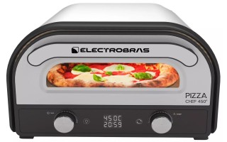 Horno para Pizza Electrobras EBHPZ 2000W 450°C Horno para Pizza Electrobras EBHPZ 2000W 450°C