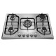 Placa de Cocina Electrolux a Gas 5 Hornallas Inox. 75cm