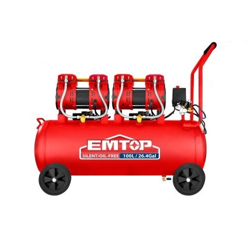 Compresor de Aire Emtop 32102 sin Aceite 100L 116psi 3,2HP