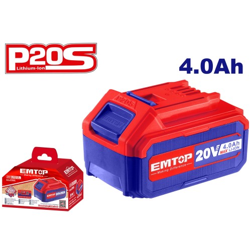 Batería para Herramientas Emtop EBPK20021 20V 4.0Ah