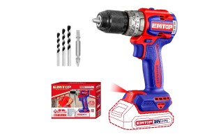 Taladro Percutor a Batería Emtop ECIDL206021 13mm 20V SIN BAT Taladro Percutor a Batería Emtop ECIDL206021 13mm 20V SIN BAT