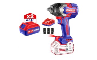 Llave de Impacto a Batería Emtop ECIWL2085 enc.1/2'' 20V