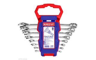 Llaves Combinadas Emtop ECSS 8pzs 6-19mm Llaves Combinadas Emtop ECSS 8pzs 6-19mm