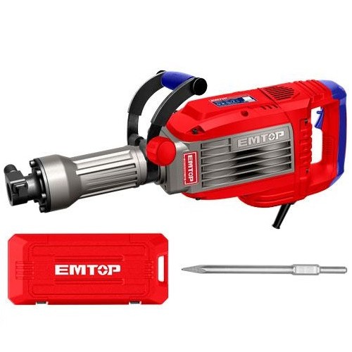 Martillo Demoledor Emtop EDBRH1703 14kg 50J 1700W