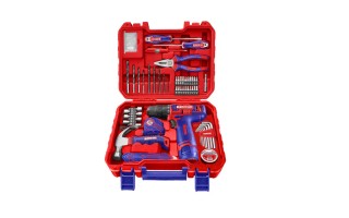 Taladro a Batería y Herramientas Emtop EEDK09601 96pzs Taladro a Batería y Herramientas Emtop EEDK09601 96pzs