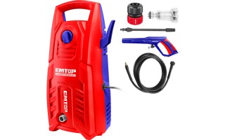 Hidrolavadora Emtop EHPW 330L/h 130bar 1400W Hidrolavadora Emtop EHPW 330L/h 130bar 1400W
