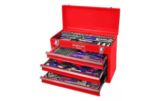 Baul de Herramientas Emtop EHTS01321 4 comp. 132pzs Baul de Herramientas Emtop EHTS01321 4 comp. 132pzs
