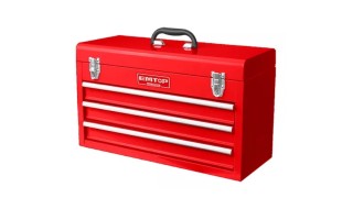 Baul de Herramientas Emtop EHTS01321 4 comp. 132pzs Baul de Herramientas Emtop EHTS01321 4 comp. 132pzs