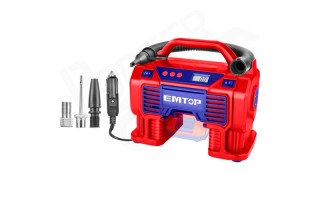 Inflador a Batería Emtop ELAC 160psi 20V (SIN BAT) Inflador a Batería Emtop ELAC 160psi 20V (SIN BAT)