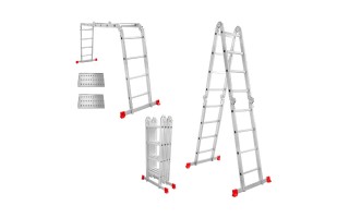 Escalera Multiusos Emtop ELAD4441 Aluminio 4,7m 16pel.