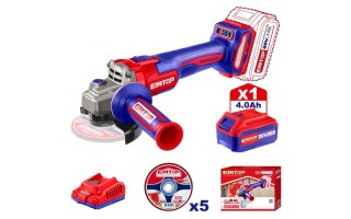 Amoladora Angular a Batería Emtop ELAG261521 115mm 20V Amoladora Angular a Batería Emtop ELAG261521 115mm 20V