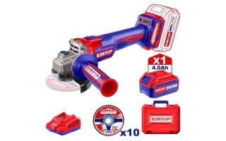 Amoladora Angular a Batería Emtop ELAG271531 115mm 20V Amoladora Angular a Batería Emtop ELAG271531 115mm 20V