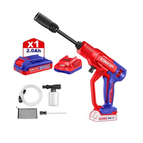 Hidrolavadora a Batería Emtop ELPW 168L/h 25bar 20V SIN BAT