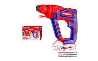 Rotomartillo a Batería Emtop ELRH 1,7kg 1,5J 20V SIN BAT Rotomartillo a Batería Emtop ELRH 1,7kg 1,5J 20V SIN BAT