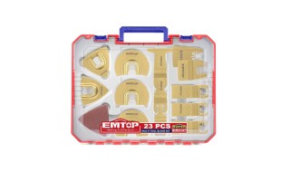 Accesorios para Multiherramienta Oscilante Emtop 23pzs Accesorios para Multiherramienta Oscilante Emtop 23pzs