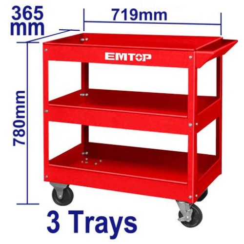 Carro para Herramientas Emtop ETCS0301 3 compartimientos