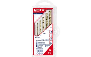 Mechas Emtop ETDBB para Metal HSS 6pzs Mechas Emtop ETDBB para Metal HSS 6pzs