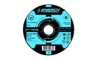 Disco de Corte Metal Energy D11508 115mm x 0,8mm Disco de Corte Metal Energy D11508 115mm x 0,8mm
