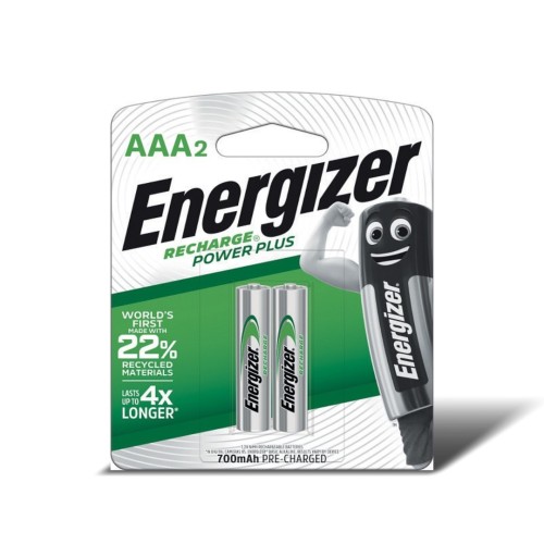 Pilas Recargables Energizer Power Plus NH12 AAA x2u