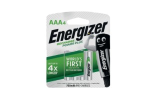 Pilas Recargables Energizer Power Plus NH12 AAA x4u Pilas Recargables Energizer Power Plus NH12 AAA x4u