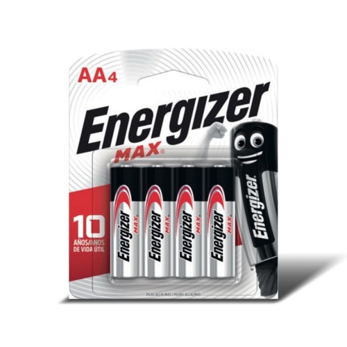 Pilas Energizer Max e91 Alcalina AA x4u