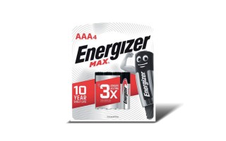 Pilas Energizer Max e92 Alcalina AAA x4u Pilas Energizer Max e92 Alcalina AAA x4u
