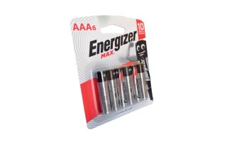 Pilas Energizer Max e92 Alcalina AAA x6u Pilas Energizer Max e92 Alcalina AAA x6u