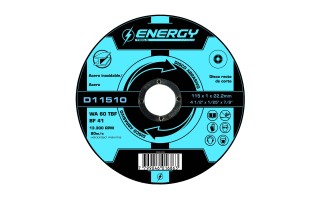 Disco de Corte Metal Energy D11510 115mm x 1mm Disco de Corte Metal Energy D11510 115mm x 1mm