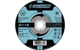 Disco de Corte Metal Energy D11512 115mm x 1,2mm