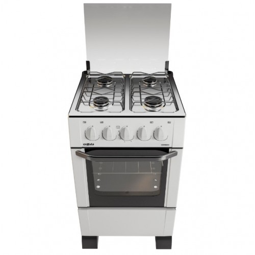 Cocina a Gas Enxuta Supergas 4 Hornallas Blanco