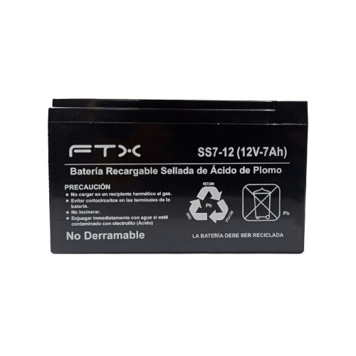 Batería Recargable FTX SS7-12 12V 7A