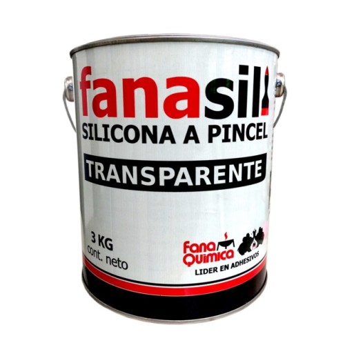 Silicona a Pincel Fanasil 3kg Transparente Silicona a Pincel Fanasil 3kg Transparente