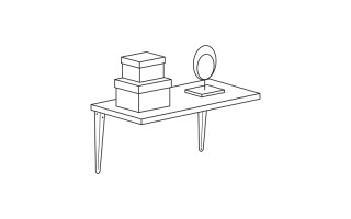 Ménsula Fiero 44013 10x12'' Gris