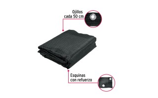 Malla Media Sombra Fiero 44708 80% 3,6x3m Malla Media Sombra Fiero 44708 80% 3,6x3m