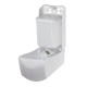 Dispensador de Jabón Líquido Fortcom Mazzo 800ml Blanco