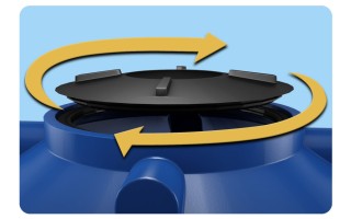 Tanque de Agua Fortlev Polietileno Boca Inspección 1000L Tanque de Agua Fortlev Polietileno Boca Inspección 1000L