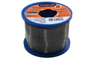 Estaño Foxlux 25.12 63% para Electrónica 1mm 250g Estaño Foxlux 25.12 63% para Electrónica 1mm 250g