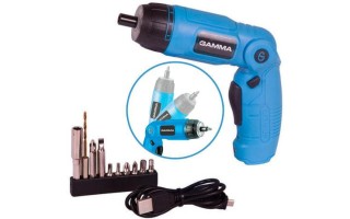 Atornillador a Bateria Gamma G12104 3,6V + Accesorios Atornillador a Bateria Gamma G12104 3,6V + Accesorios