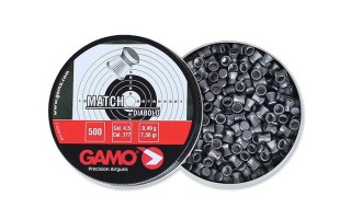 Balines para Aire Comprimido Gamo Match 4,5mm 500u Balines para Aire Comprimido Gamo Match 4,5mm 500u